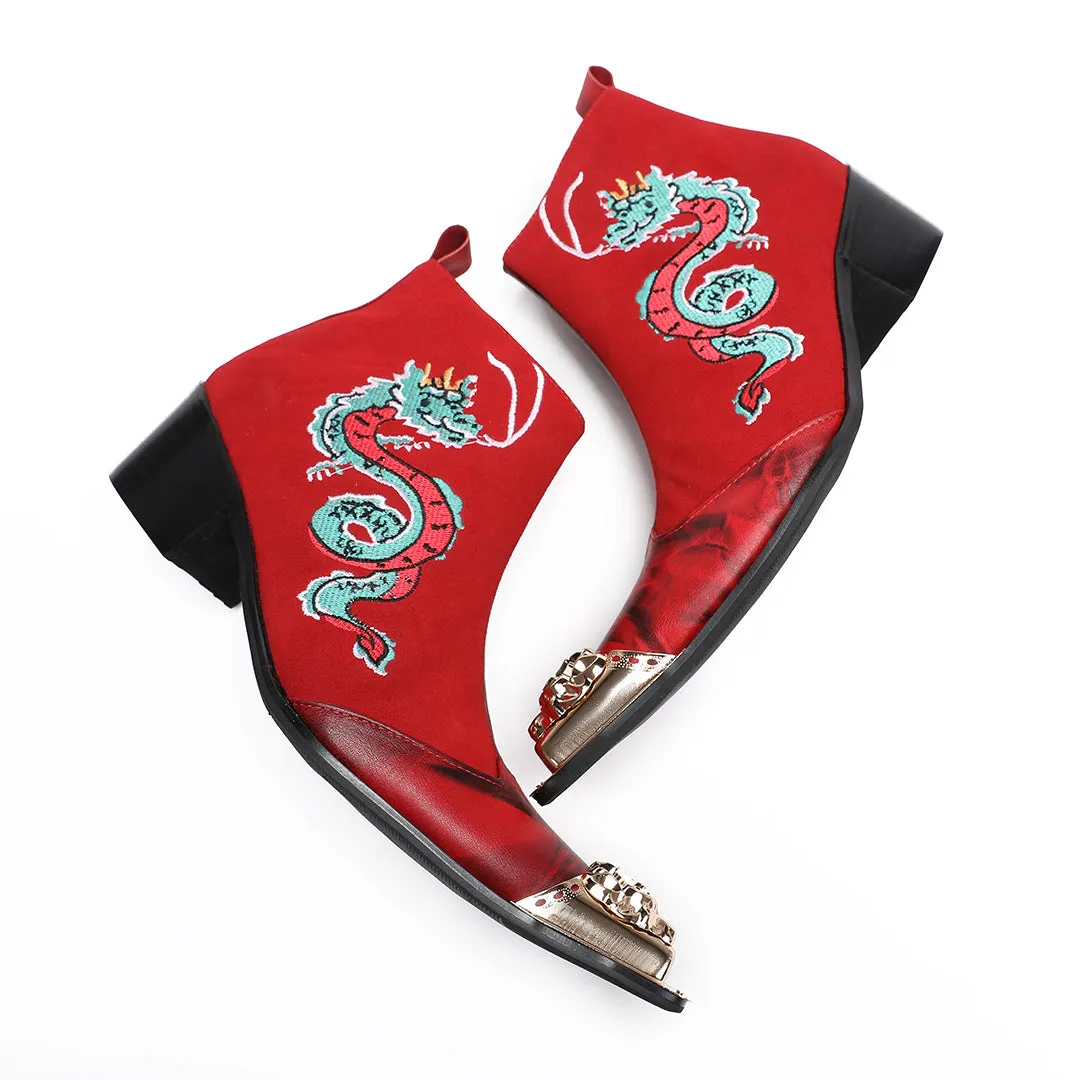 AOMISHOES™  Drachen Ankle Boots 9153