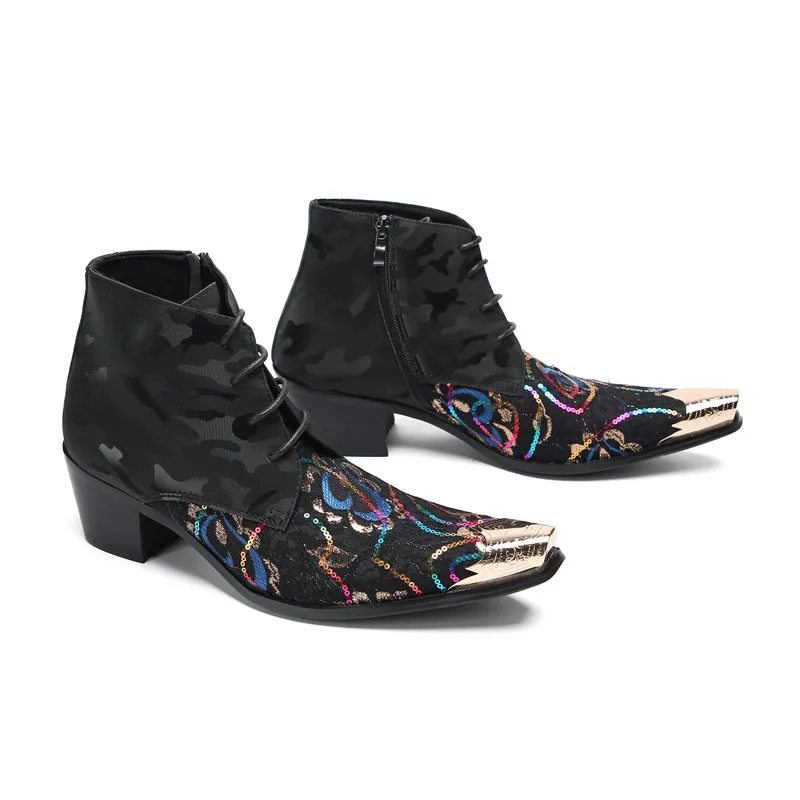 AOMISHOES™ Italy Party Stile Short Boots 9927