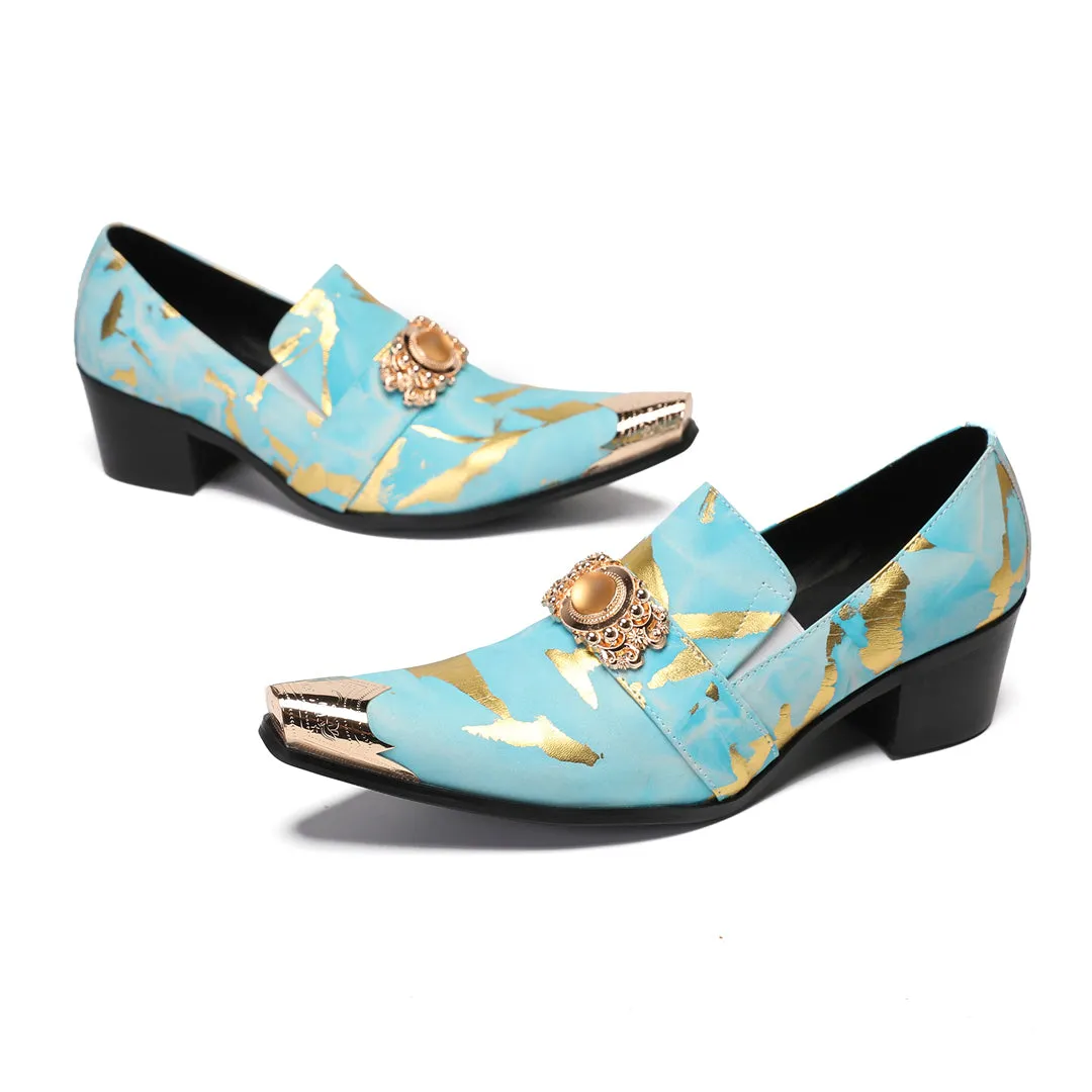 AOMISHOES™ Nuvole Dorate Dress Shoes 9195