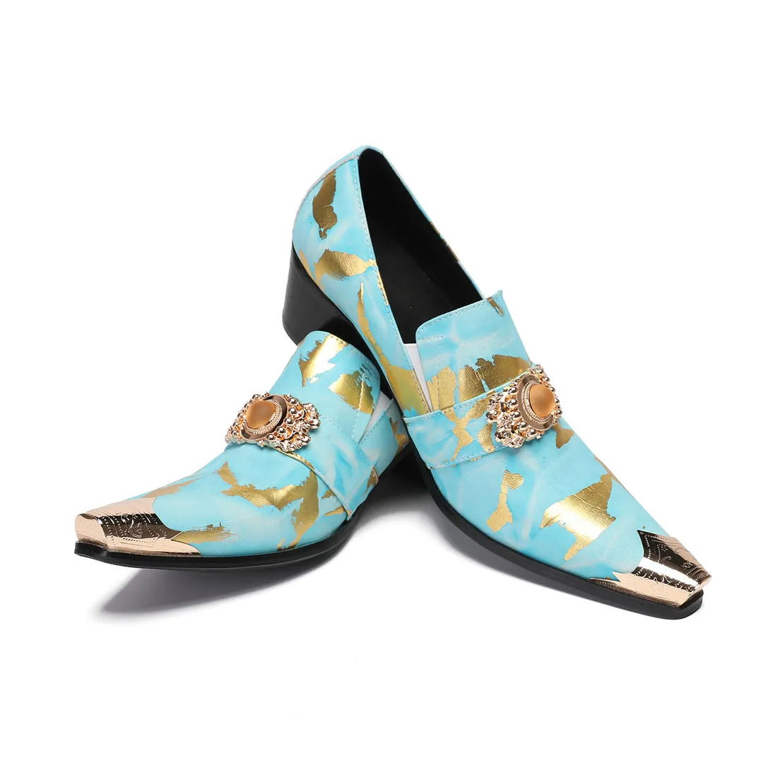 AOMISHOES™ Nuvole Dorate Dress Shoes 9195