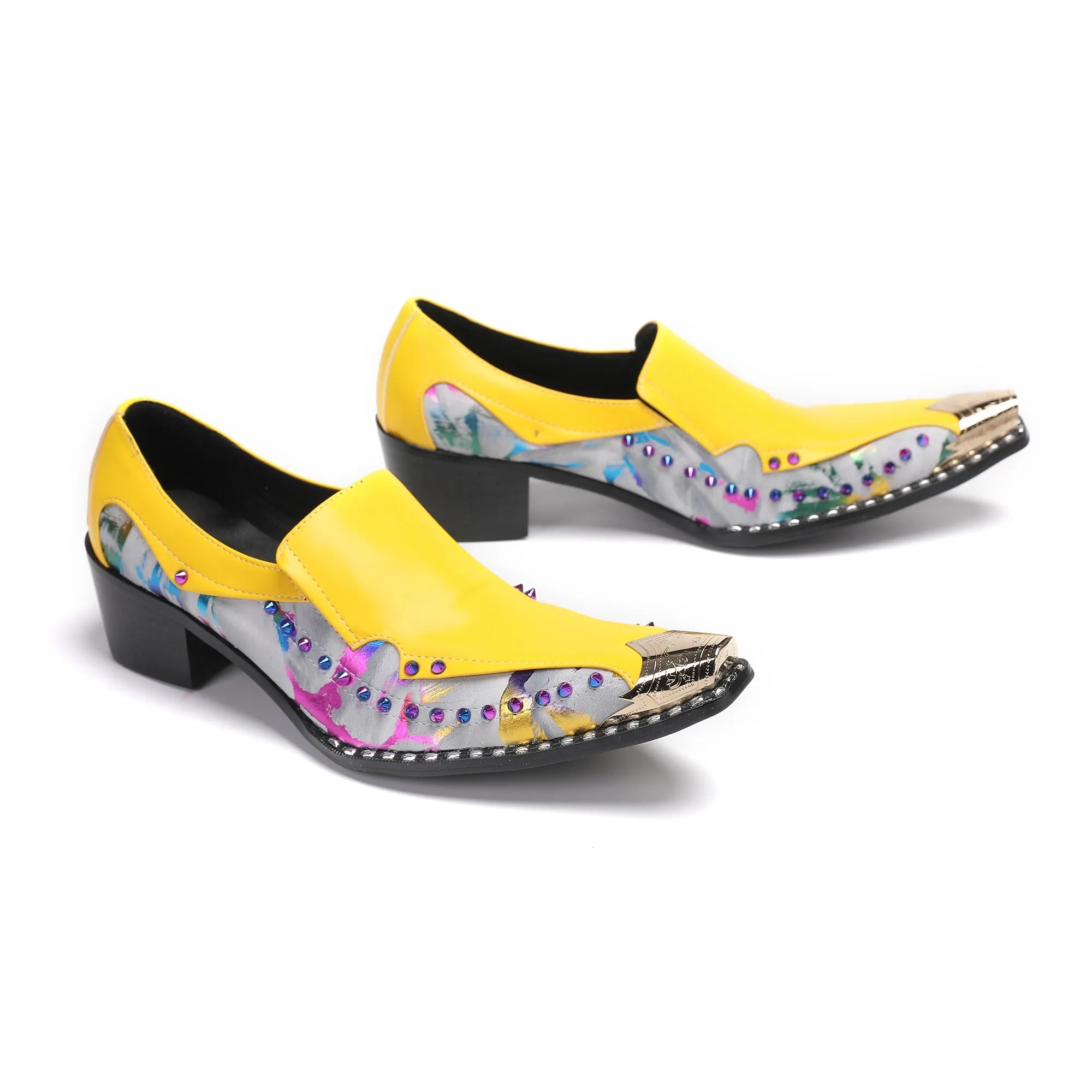 AOMISHOES™  Zitronenperlen Dress Shoes 9116