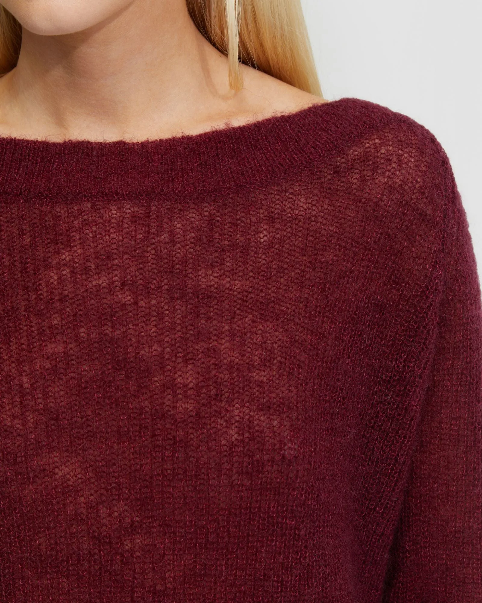 Aster Mohair Blend Soft Knit