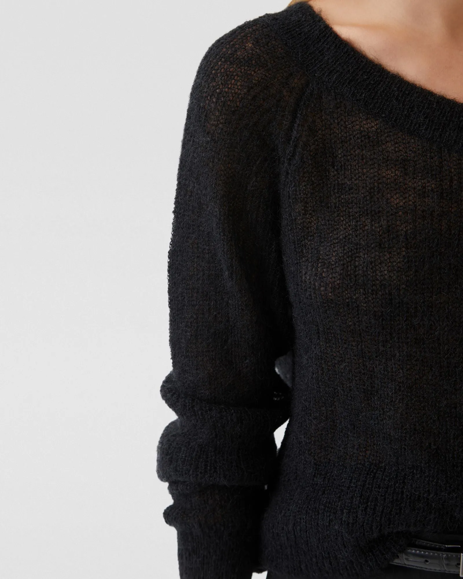 Aster Mohair Blend Soft Knit