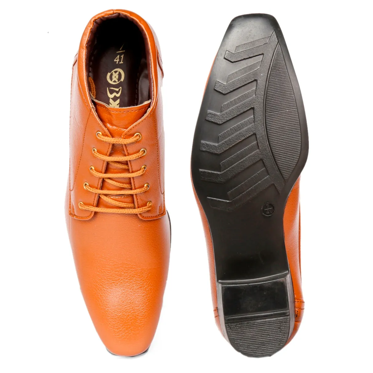 Bxxy Height Increasing Formal Lace-up Boots