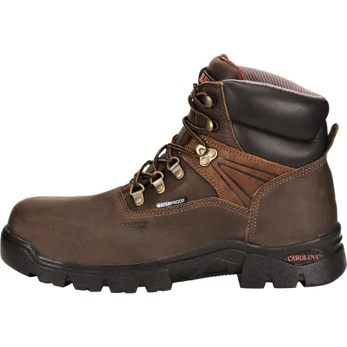 Carolina Men's Hook 6" Composite Toe Waterproof Hiker Work Boot - Brown - CA5537