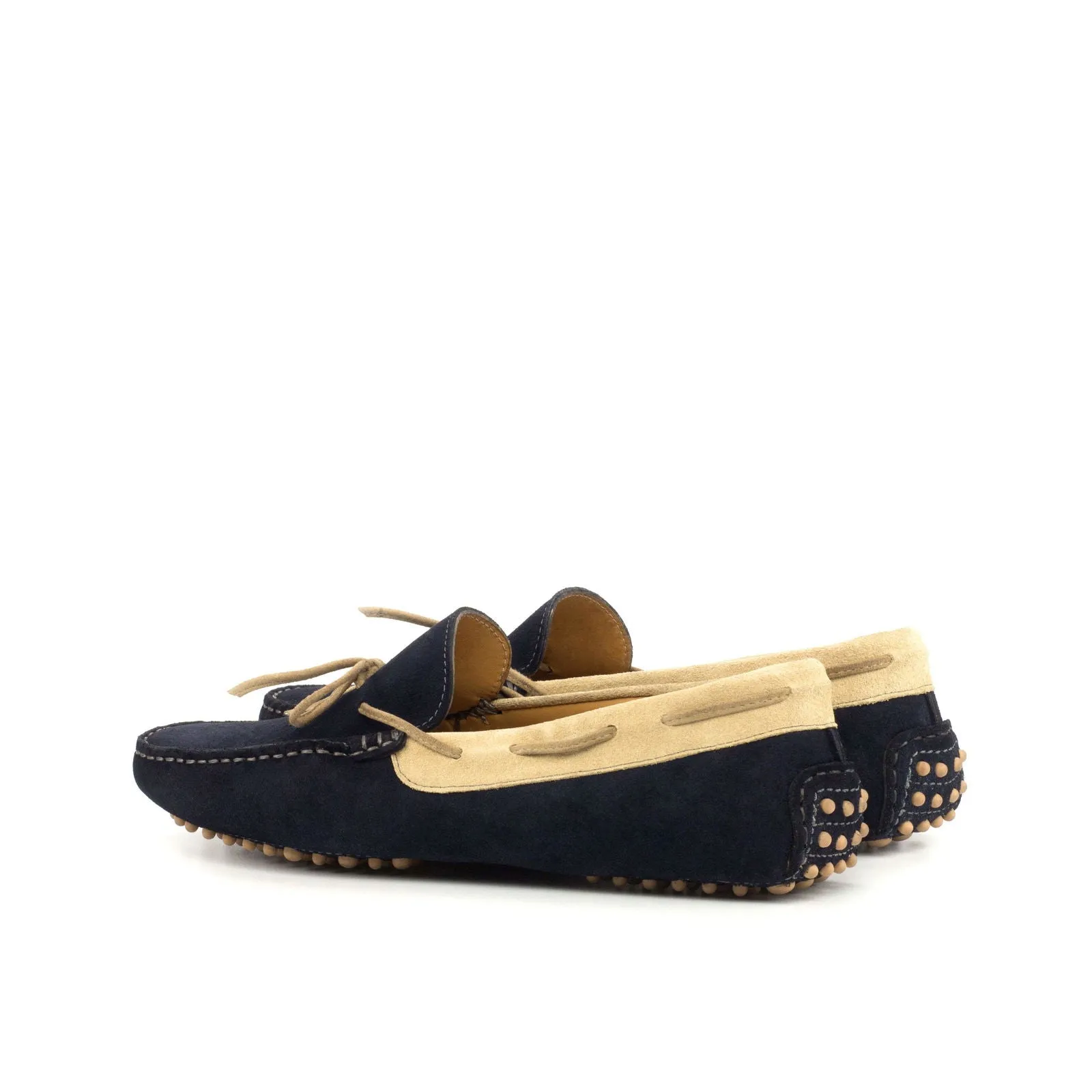 Driver-Suede, Blue, Brown-Wholesale