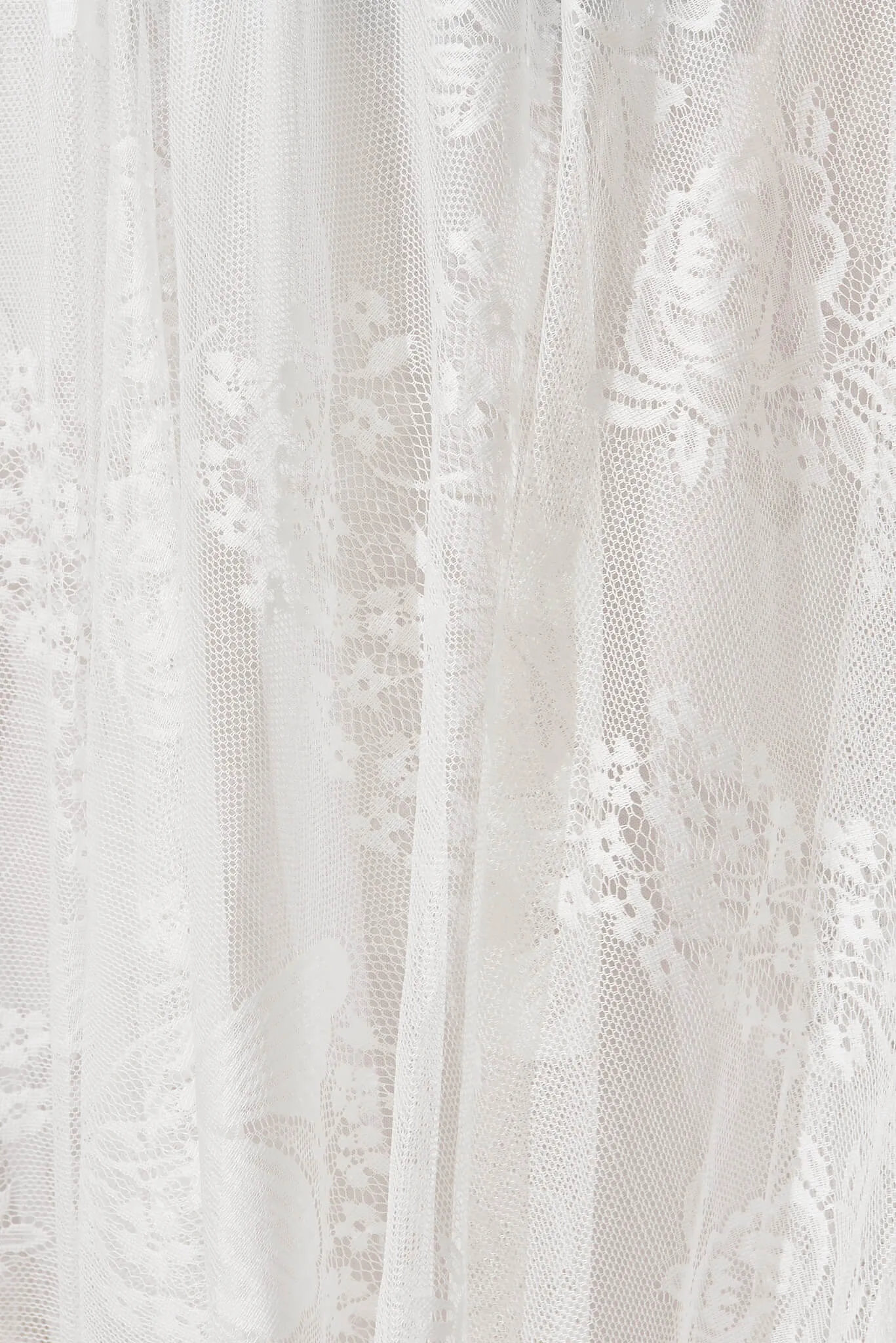 Fairy Tales Midi Skirt In White Lace