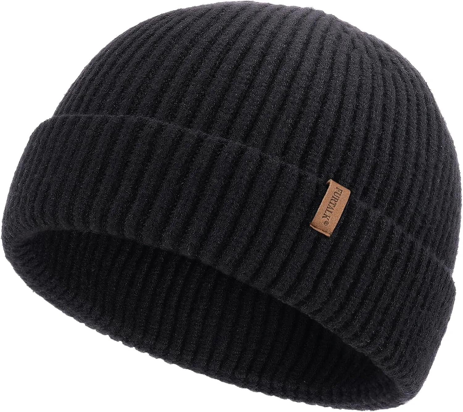 FURTALK Fisherman Beanie for Men Women Sytlish Short Cuff Knittet Watch Cap Winter Hats