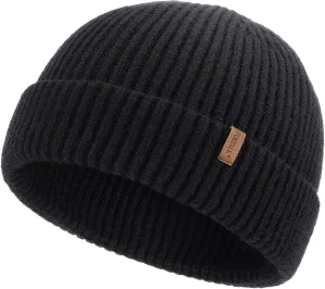 FURTALK Fisherman Beanie for Men Women Sytlish Short Cuff Knittet Watch Cap Winter Hats