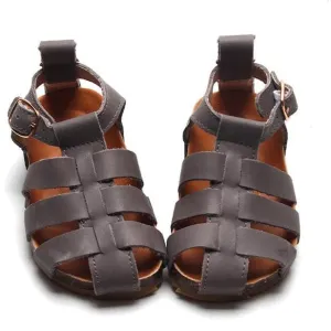 Gray - Fisherman Sandal - US Size 5-10 - Hard Sole