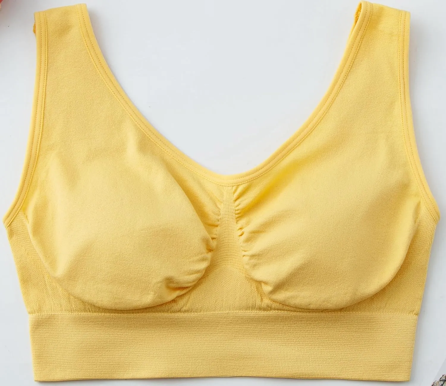 Hiking Gril Women's Comfort Wirefree Bralette Unpadded Sleep Yoga Bra