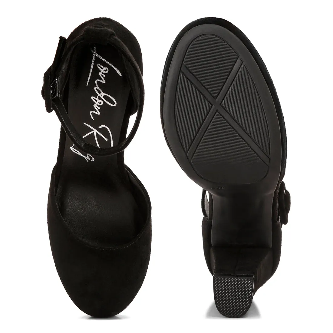 Inigo Interchangeable Ankle Strap Platform Sandals