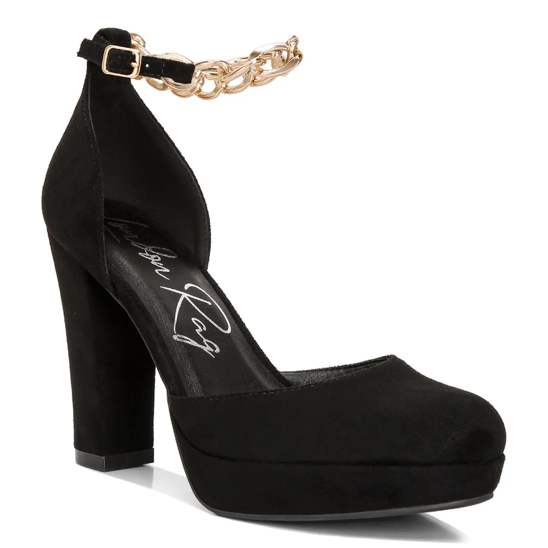 Inigo Interchangeable Ankle Strap Platform Sandals