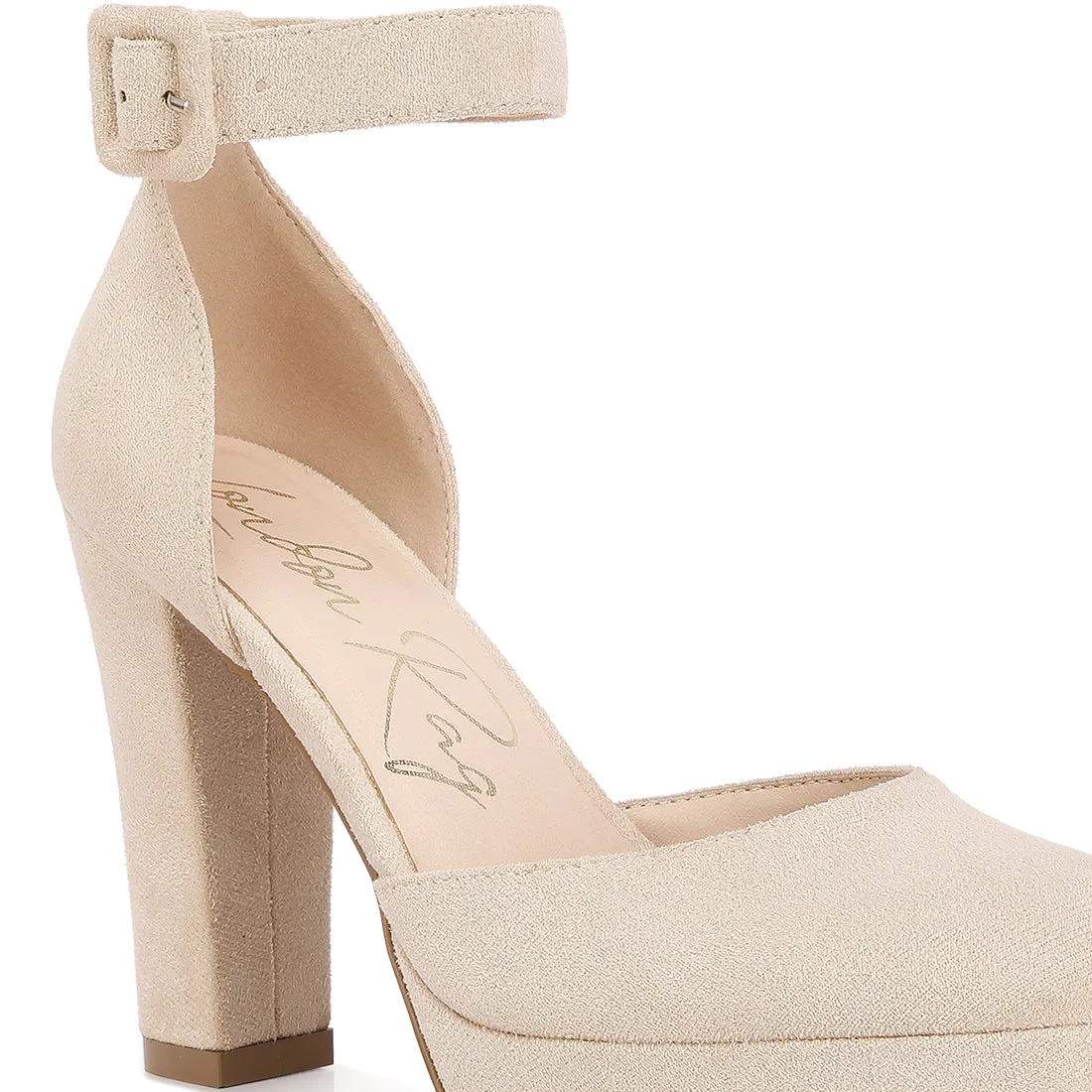 Inigo Interchangeable Ankle Strap Platform Sandals