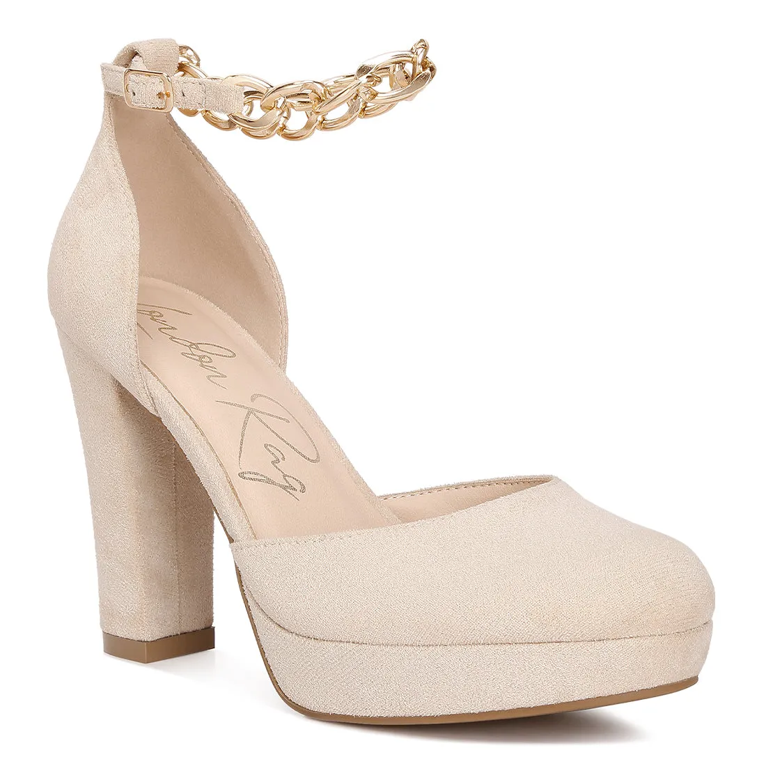 Inigo Interchangeable Ankle Strap Platform Sandals