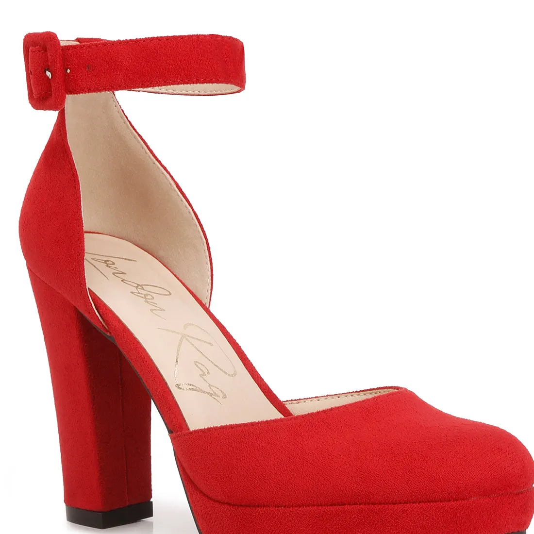 Inigo Interchangeable Ankle Strap Platform Sandals