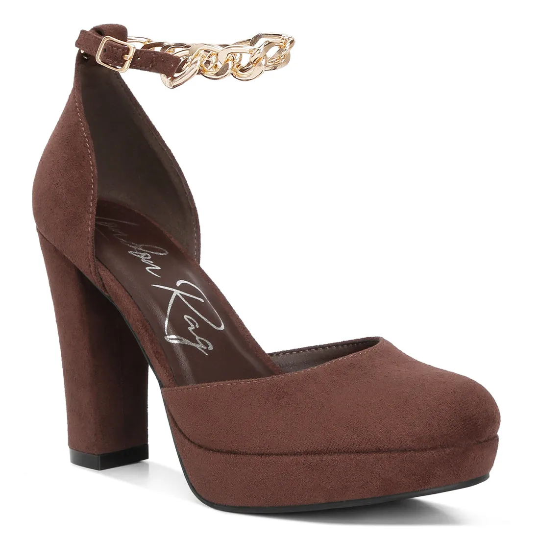 Inigo Interchangeable Ankle Strap Platform Sandals