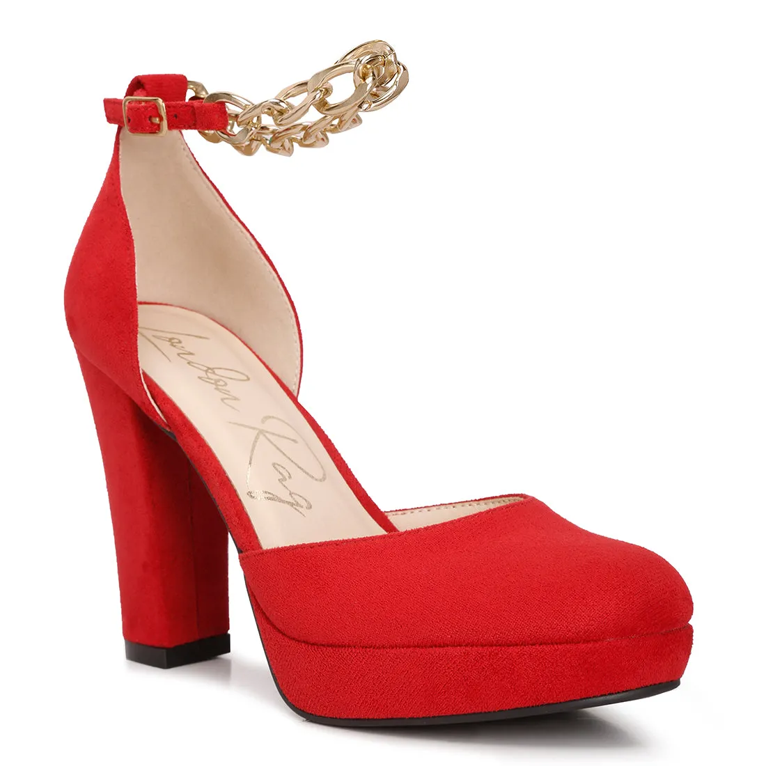Inigo Interchangeable Ankle Strap Platform Sandals