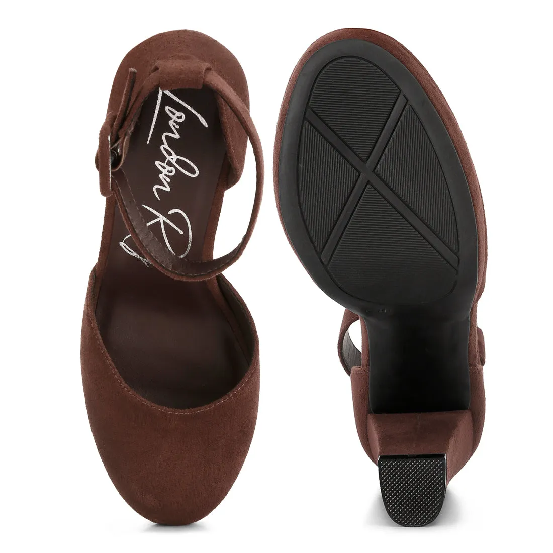 Inigo Interchangeable Ankle Strap Platform Sandals