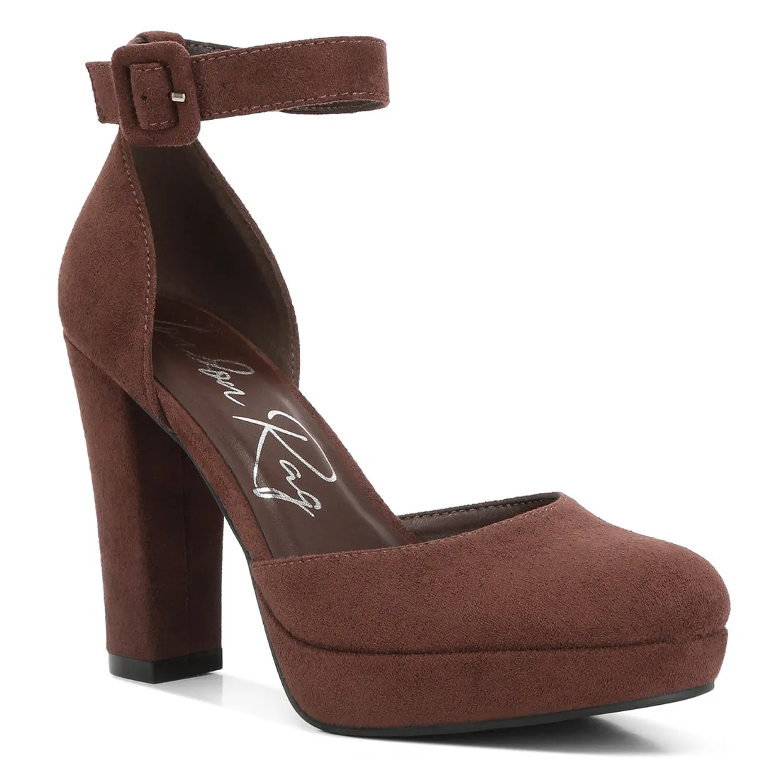 Inigo Interchangeable Ankle Strap Platform Sandals
