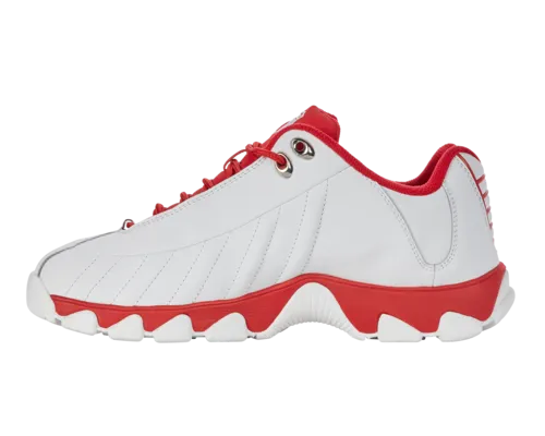K-Swiss Men's St329 Cmf White Red White-Xw Shoes