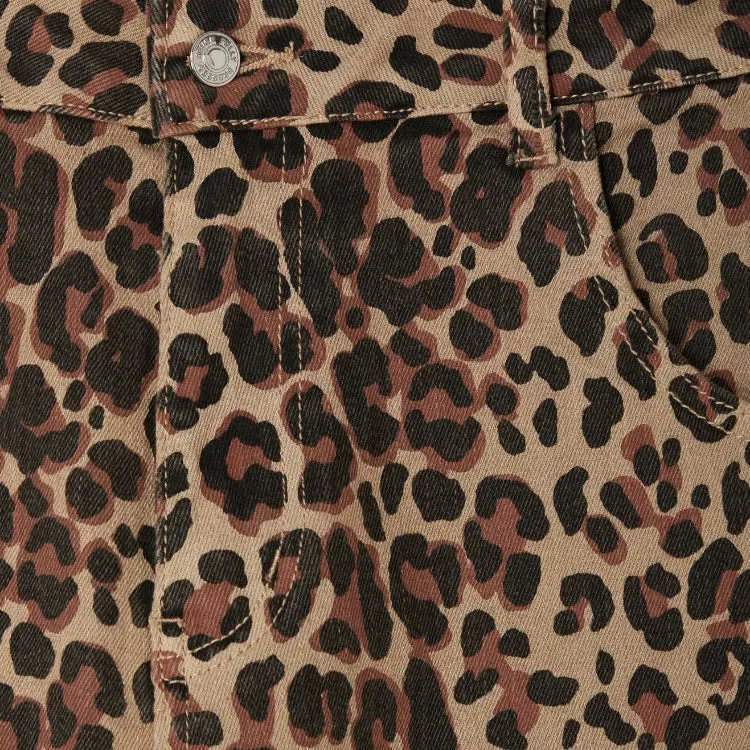 Leopard Lucia Scallop Detail Jeans
