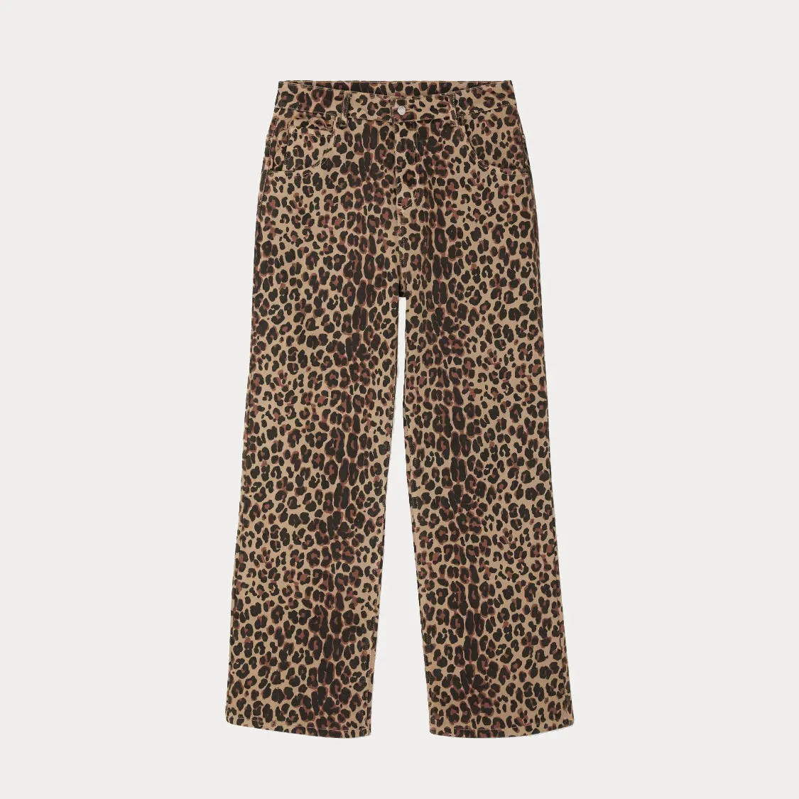 Leopard Lucia Scallop Detail Jeans