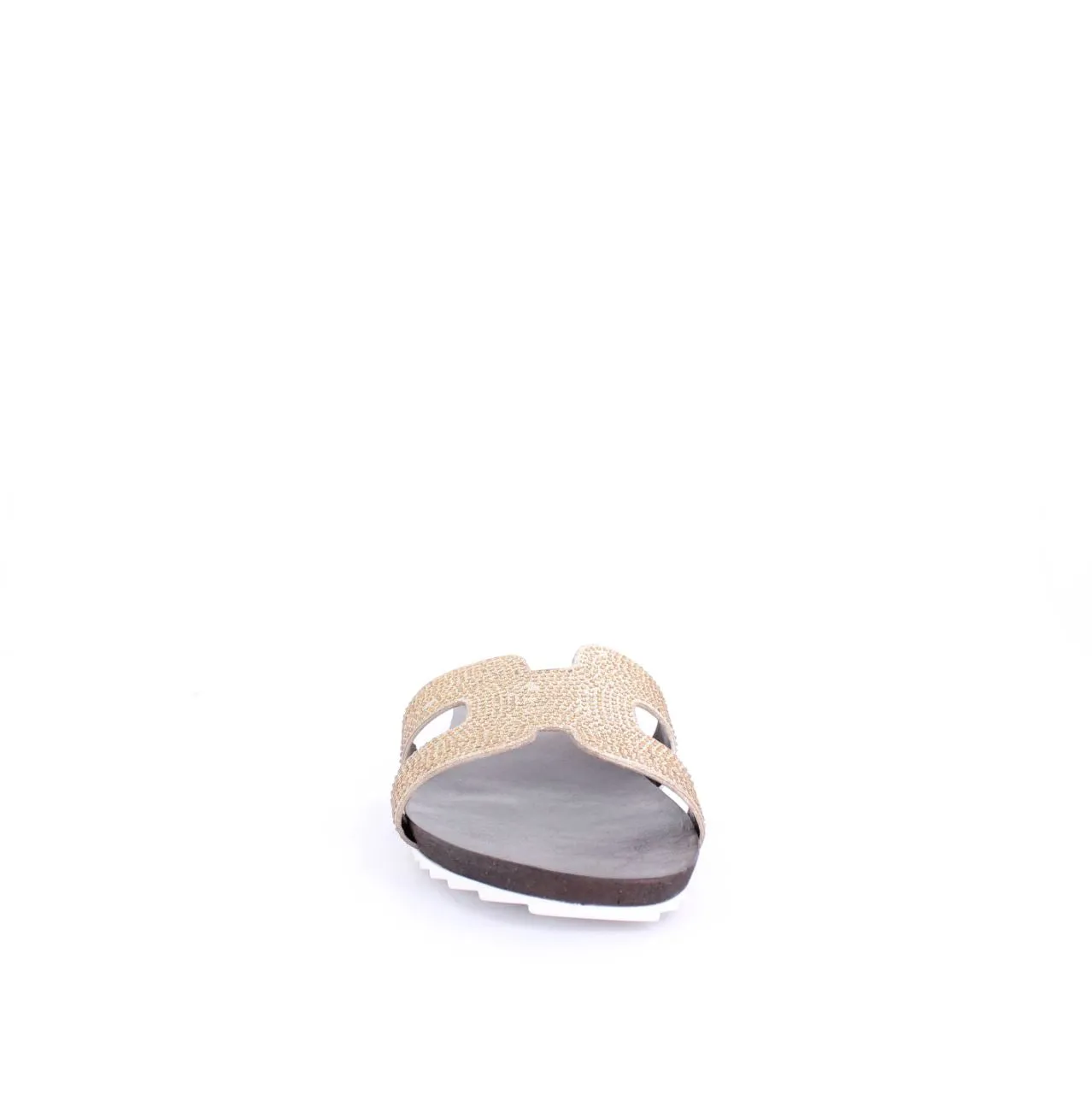 MADDIE SLIDE FLAT - GOLD