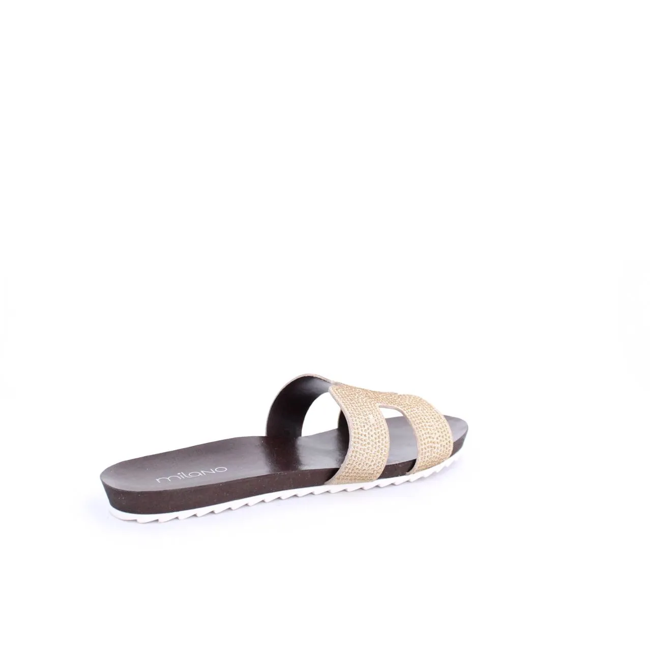 MADDIE SLIDE FLAT - GOLD