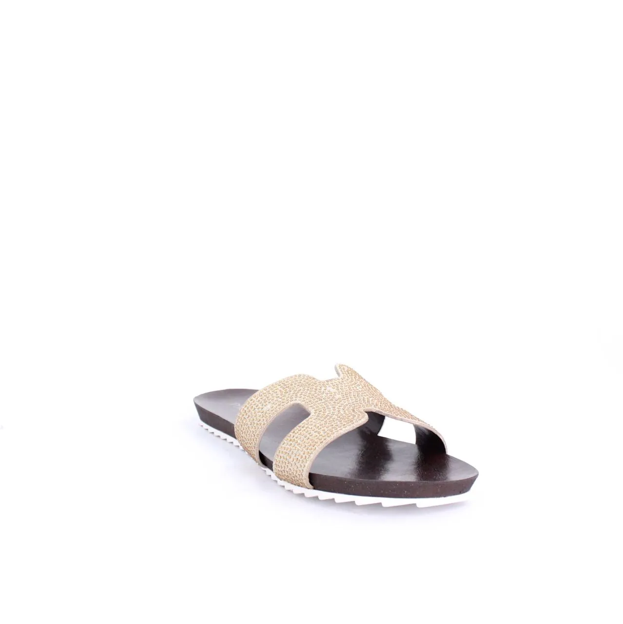 MADDIE SLIDE FLAT - GOLD