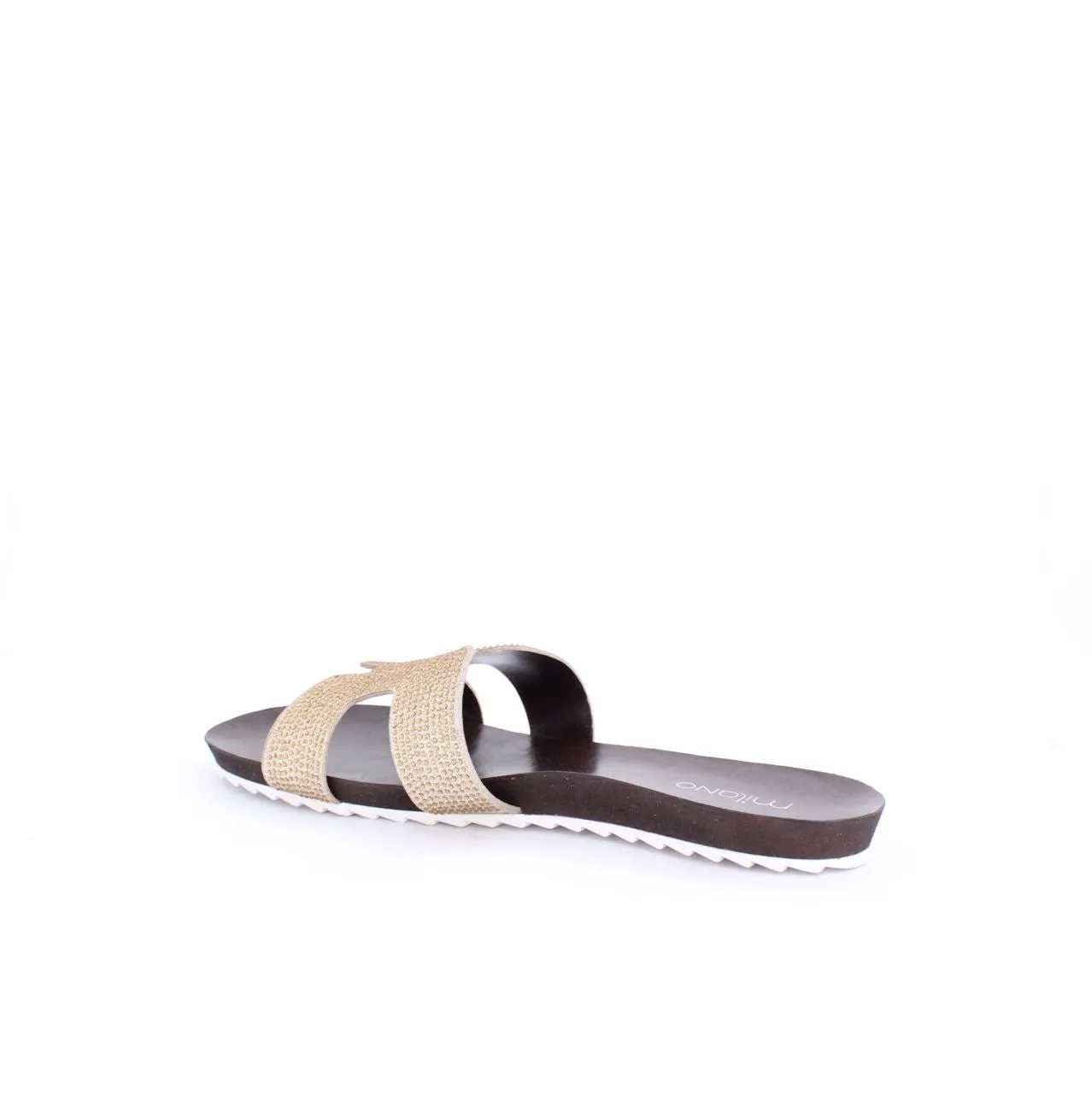 MADDIE SLIDE FLAT - GOLD