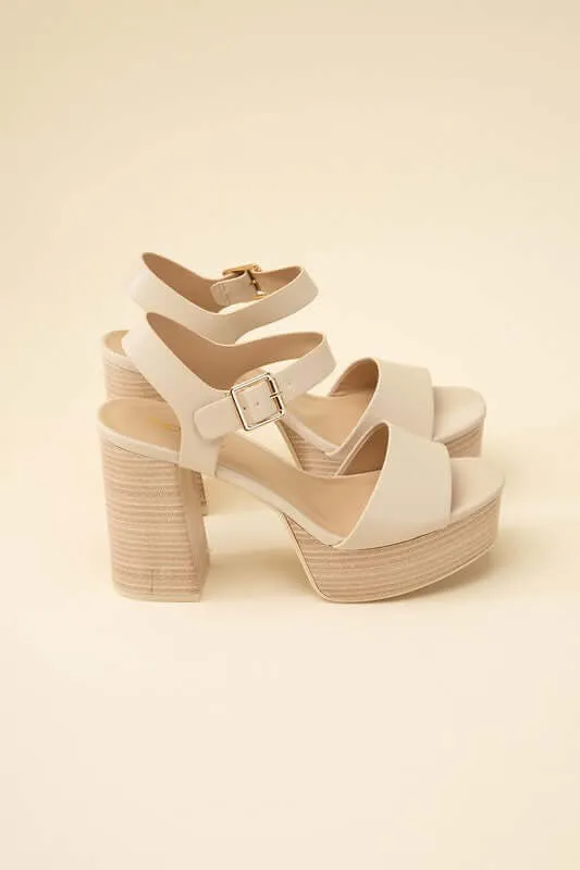 OPTIONS-S Ankle Strap Heels Sandals
