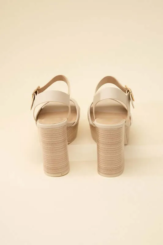 OPTIONS-S Ankle Strap Heels Sandals