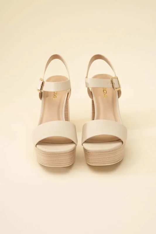 OPTIONS-S Ankle Strap Heels Sandals