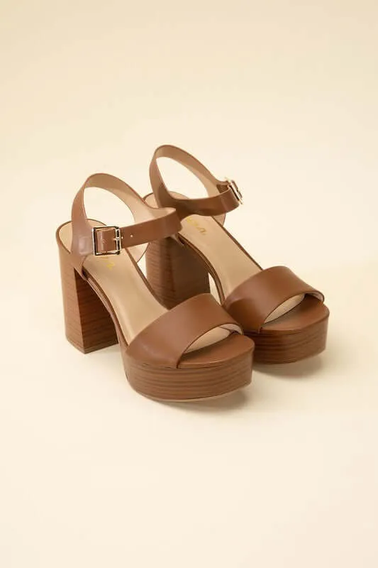 OPTIONS-S Ankle Strap Heels Sandals