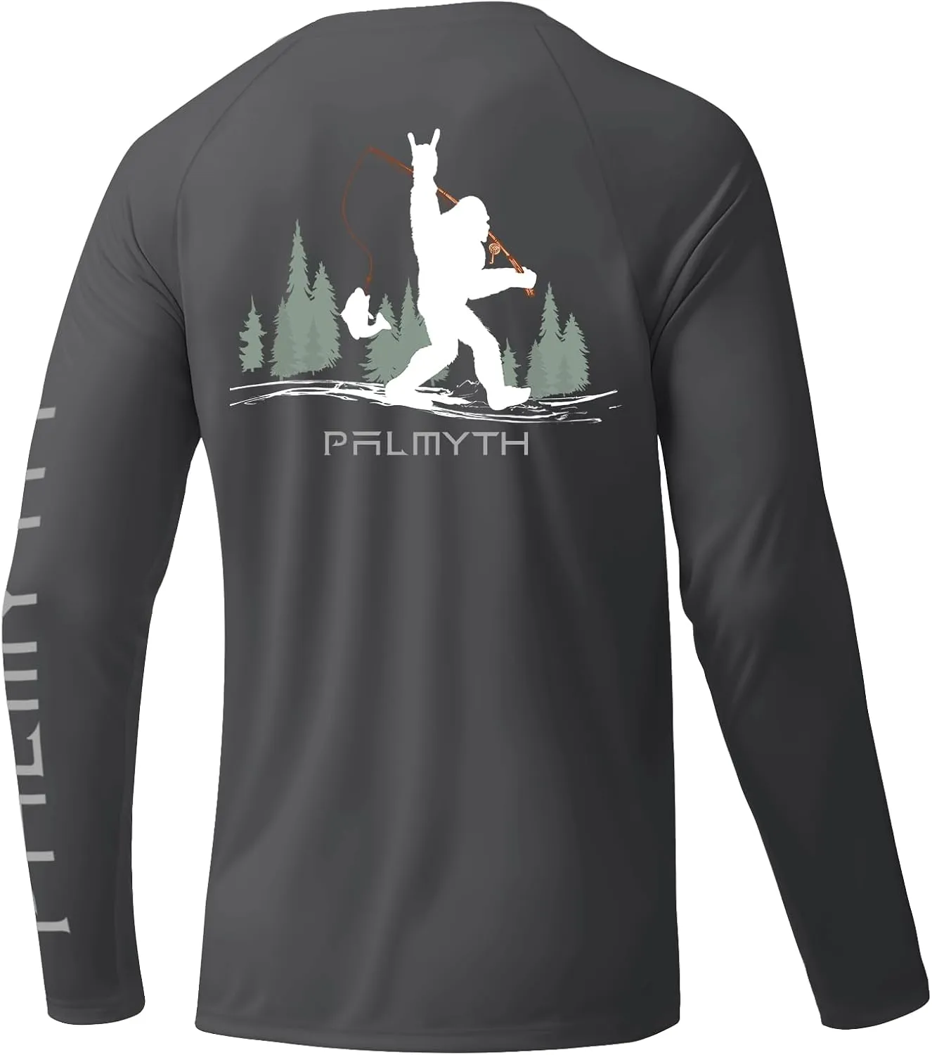 Palmyth Fishing Shirts for Men Long Sleeve UPF 50  Sun Protection UV T Shirt Tee