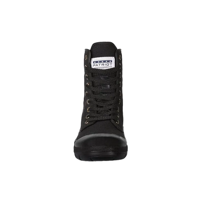 PATRIOT Black Canvas Security Boot Soft Toe