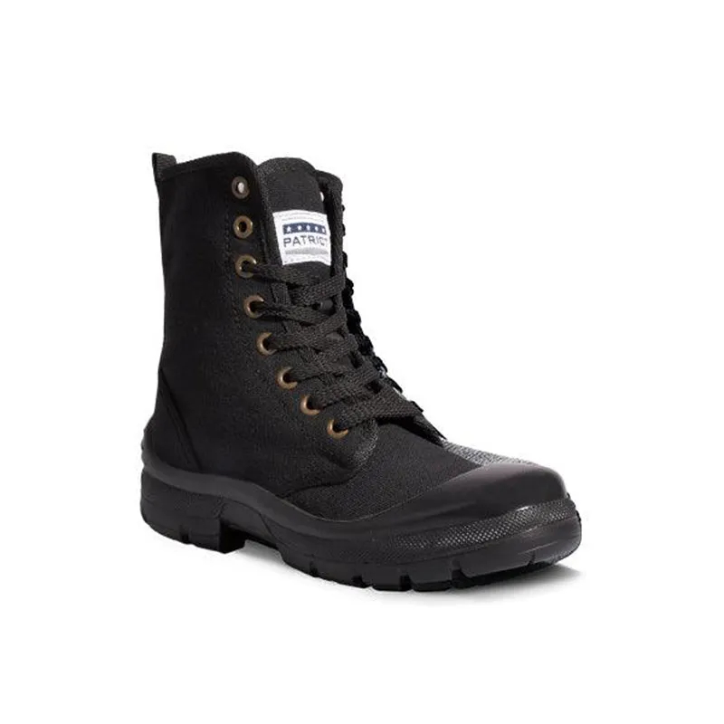 PATRIOT Black Canvas Security Boot Soft Toe