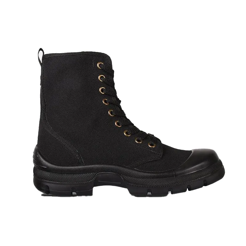 PATRIOT Black Canvas Security Boot Soft Toe