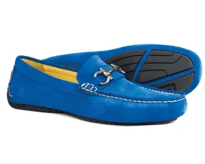 ROMA 2 Mens Royal Blue Suede Driving Loafer by Orca Bay