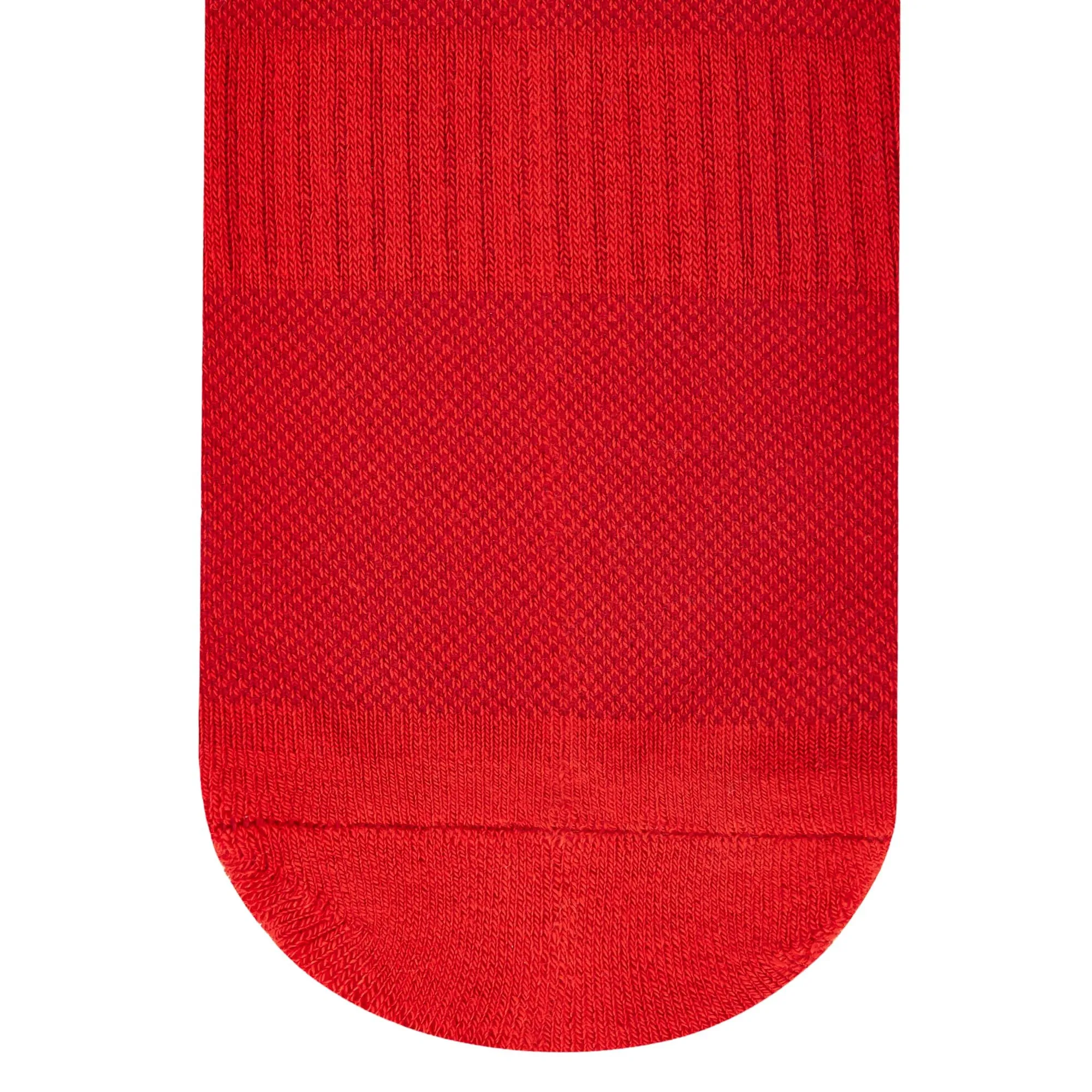 Solid Red Bamboo Unisex Ankle Length Socks