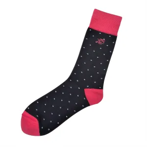 Spot Socks Navy