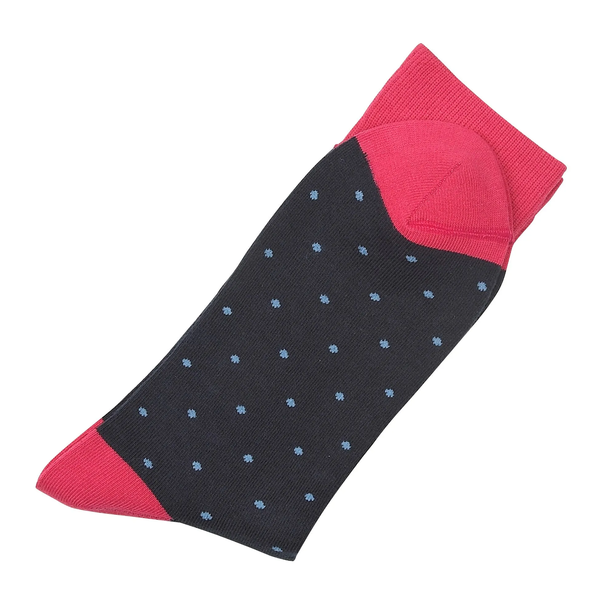 Spot Socks Navy