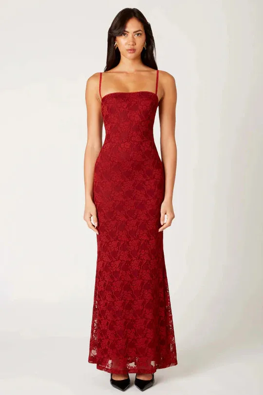 Vetiver Lace Maxi Dress