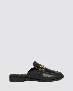 WALKER FLATS BLACK LEATHER