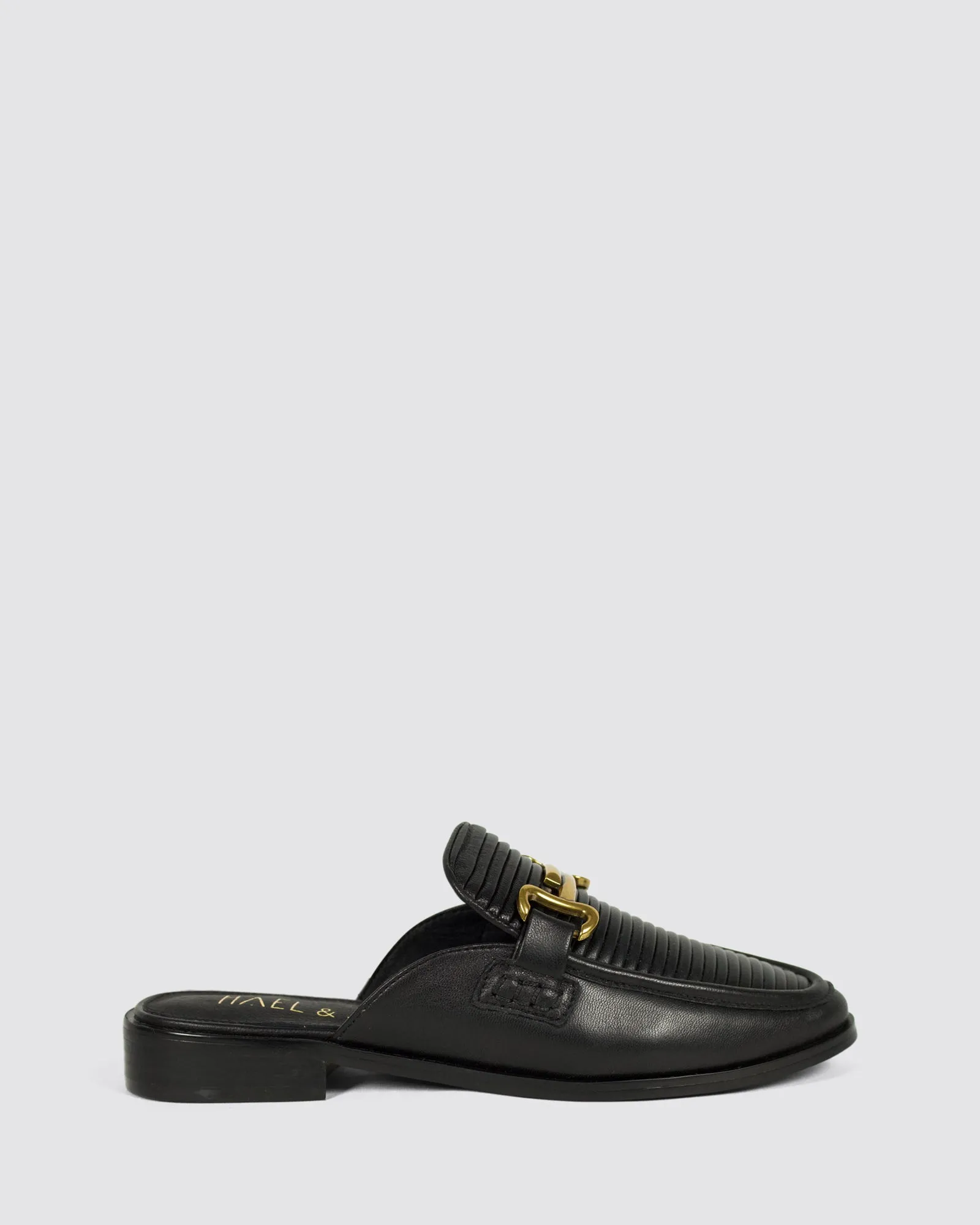 WALKER FLATS BLACK LEATHER