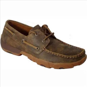 WDM0003 Twisted X Women's Casual Driving Moc - Brown Bomber